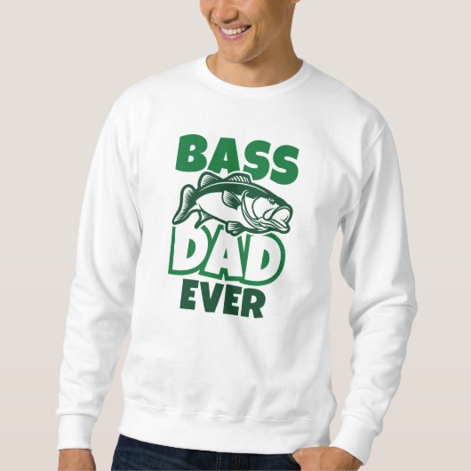 Sweatshirt Bass Papa jamais (Devant)