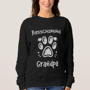 Sweatshirt Basschshund Grand-père Basset Hound Dachshund Mix