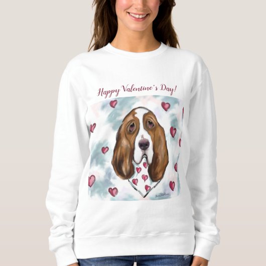 Sweatshirt Basset Hound (Devant)