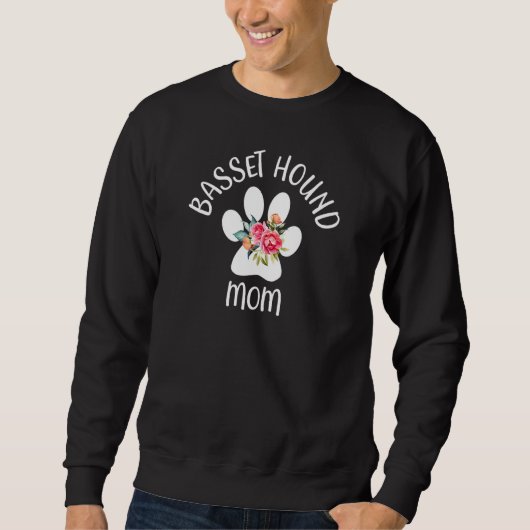 Sweatshirt Basset Hound Maman (Devant)