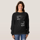 Sweatshirt Bassistes aiment plus basse notes de basse vous re (Devant entier)