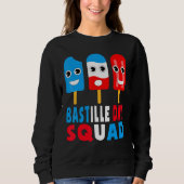 Sweatshirt Bastille Day Squad Bonne Fte Nationale France Enfa (Devant)
