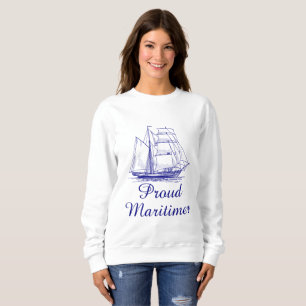 Sweatshirt Bateau à voile nautique