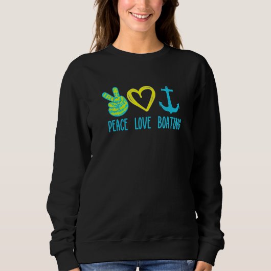 Sweatshirt Bateau Capts Peace Loating Tie Dye Thème (Devant)