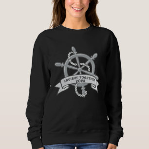 Sweatshirt Bateau de croisière 2023 Voyage Navire sur un vola