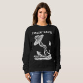 Sweatshirt Bateau Feelin Nauti Humour de navigation (Devant entier)