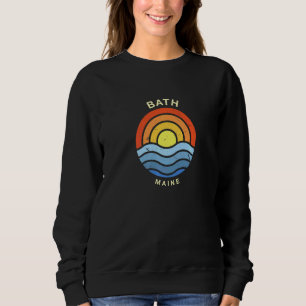 Sweatshirt Bath Maine Me Summer Us Villes Tropical Beach Vaca