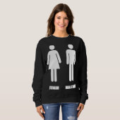 Sweatshirt Bathroom Sign   Engrish Bad Translation (Devant entier)