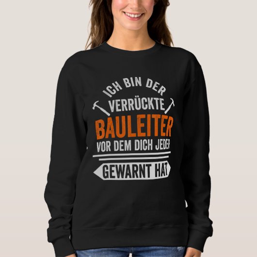 Sweatshirt Bâtiment pour hommes Échelle de construction Const (Devant)