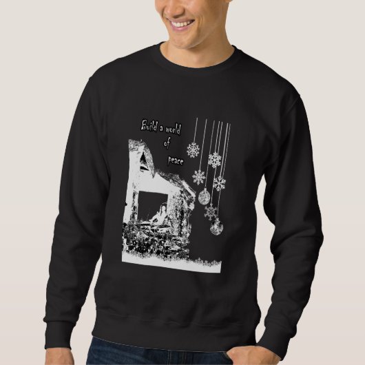 Sweatshirt Bâtir Un Monde De Paix (Devant)