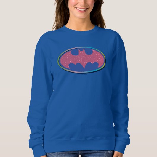 Sweatshirt Batman | Logo Pink Polka Dot (Devant)