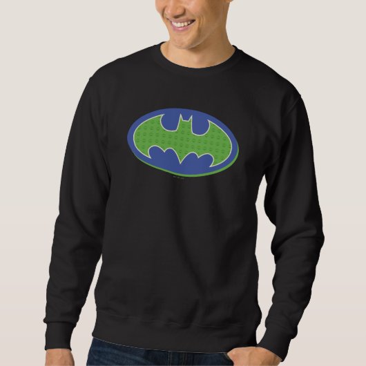 Sweatshirt Batman | Symbole pourpre et vert (Devant)