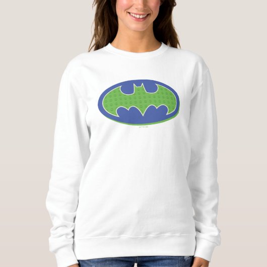 Sweatshirt Batman | Symbole pourpre et vert (Devant)
