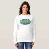 Sweatshirt Batman | Symbole pourpre et vert (Devant entier)
