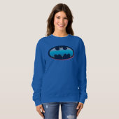 Sweatshirt Batman | Symbole rose et bleu (Devant entier)