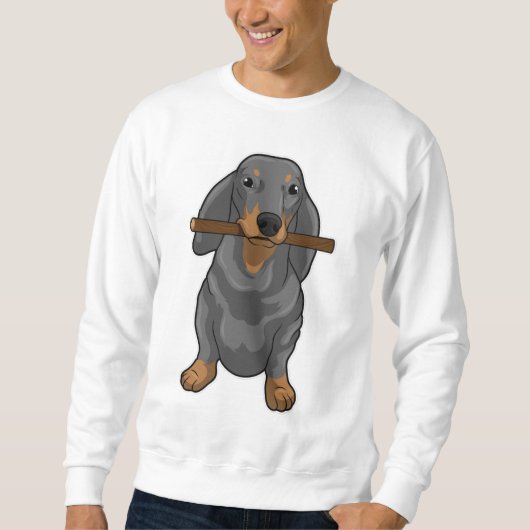 Sweatshirt Bâton Dachshund (Devant)