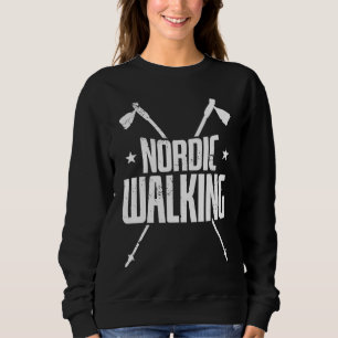 Sweatshirt Bâtons de marche nordique sport fitness exercice