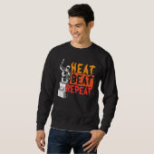 Sweatshirt Batterie à chaleur Répétition Metalsmith Forge for (Devant entier)