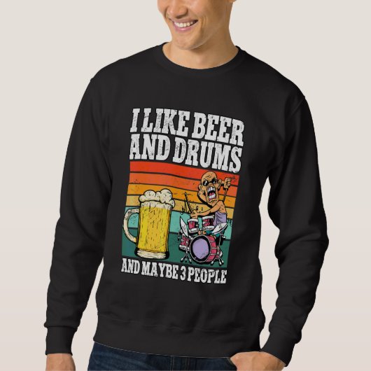Sweatshirt Batteur de batterie (Devant)