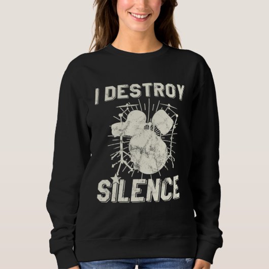 Sweatshirt batteur de I Destroy Silence (Devant)