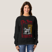 Sweatshirt Batteur Tempo Batterie (Devant entier)
