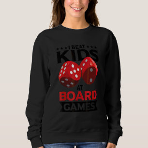 Sweatshirt Battez les enfants aux jeux de société Jeu de soci