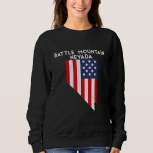 Sweatshirt Battle Mountain Nevada USA State America Travel Ne