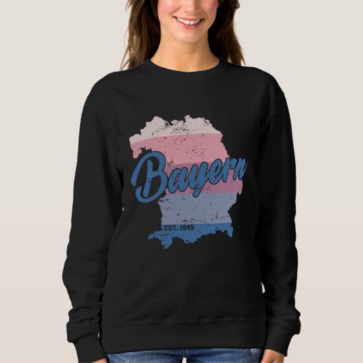 Sweatshirt Bavaria Federal State Germany Home (Devant)