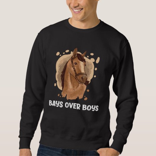 Sweatshirt Bays Over Boys  Horse   1 (Devant)