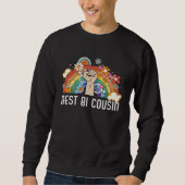 Sweatshirt Be Bi Cousin Bisexual Rainbow Pride March Bisexual (Devant)