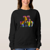 Sweatshirt Be Kind ASL Hand Sign Interpreter Sign Language Ti (Devant)