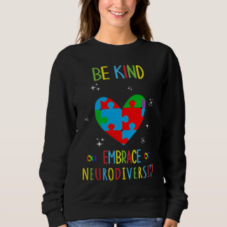 Sweatshirt Be Kind Embrace Neurodiversity Puzzle