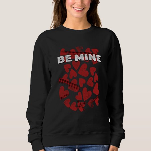 Sweatshirt Be Mine Valentines Day Humor Matching Couples Dati (Devant)