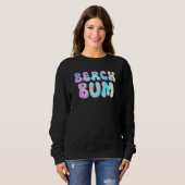 Sweatshirt Beach Bum Vintage Trendy (Devant entier)