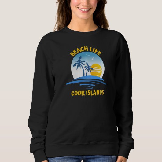 Sweatshirt Beach Life Cuba (Devant)