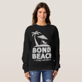 Sweatshirt Beach Sydney Australia Summer Vacation Palm Trees (Devant entier)