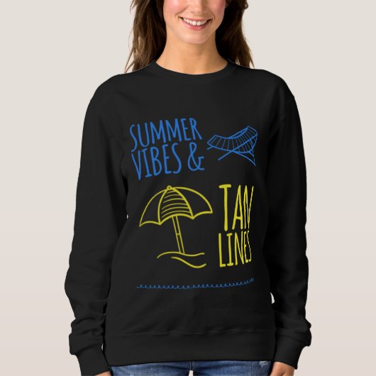 Sweatshirt Beach Umbrella Vacation  Sand Tees (Devant)