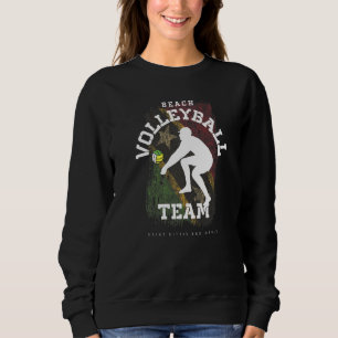 Sweatshirt Beach Volleyball St Kittis & Nevis Drapeau Volleyb