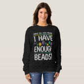 Sweatshirt beading & Jewelry making Beadwork jewelry maker (Devant entier)