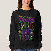 Sweatshirt Beads & Bling It's a Mardi Gras Thing Cool (Devant)