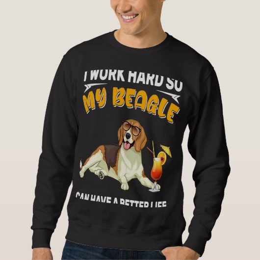 Sweatshirt Beagle beagle (Devant)