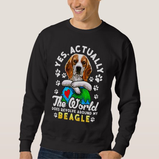 Sweatshirt Beagle Beagle beagle (Devant)