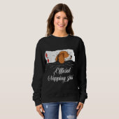 Sweatshirt Beagle couchage Pyjamas Amoureux des chiens Cadeau (Devant entier)