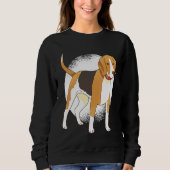 Sweatshirt Beagle dog (Devant)