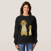 Sweatshirt Beagle Dog Mama Puppy Hunting Dog (Devant entier)