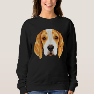 Sweatshirt Beagle Face Mignonne Beagle Chien race Animal Pour
