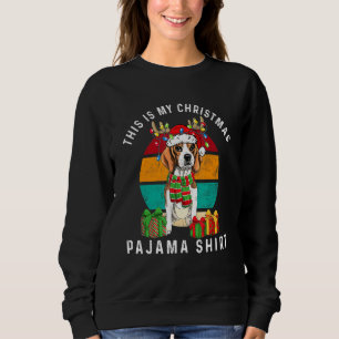 Sweatshirt Beagle Père Noël Reindeer mignonne Chien Maman Chi