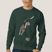 Sweatshirt Beagle pourchasser le lapin (Devant)