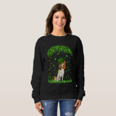 Sweatshirt Beagle St Patricks Day Lover Irish Shamrock Dog Lo (Devant entier)