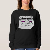 Sweatshirt Bear Asexual Sunglases (Devant)